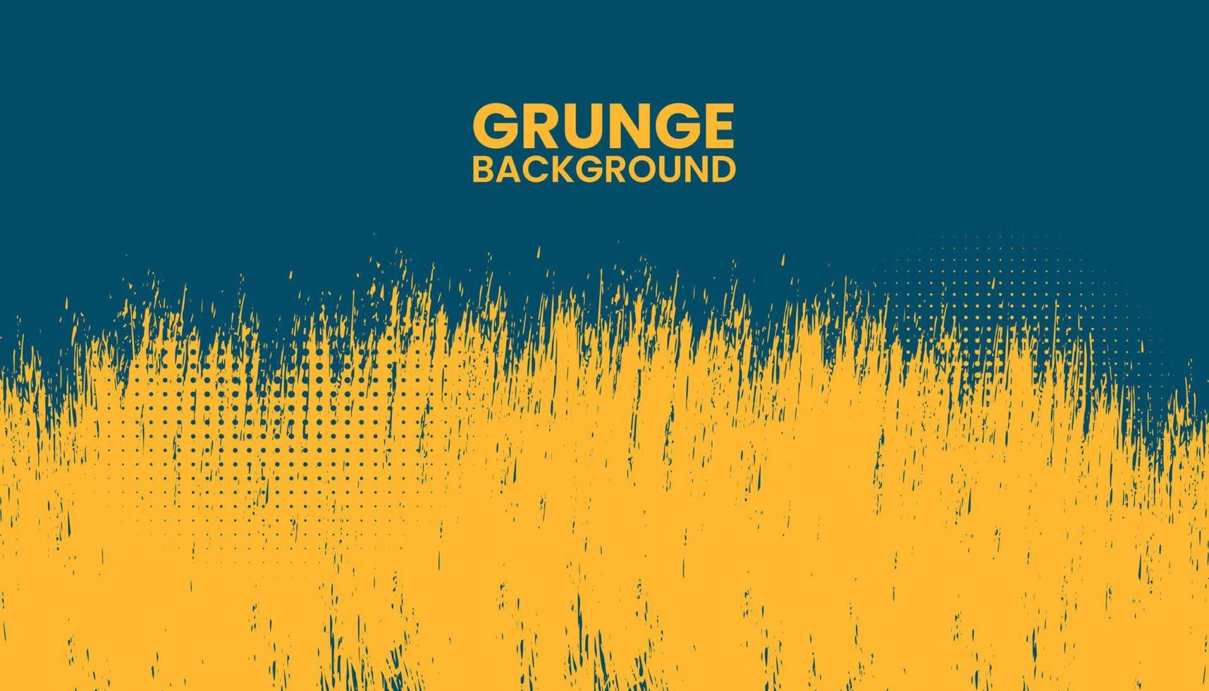 abstrakt gul och blå grunge bakgrund vektor