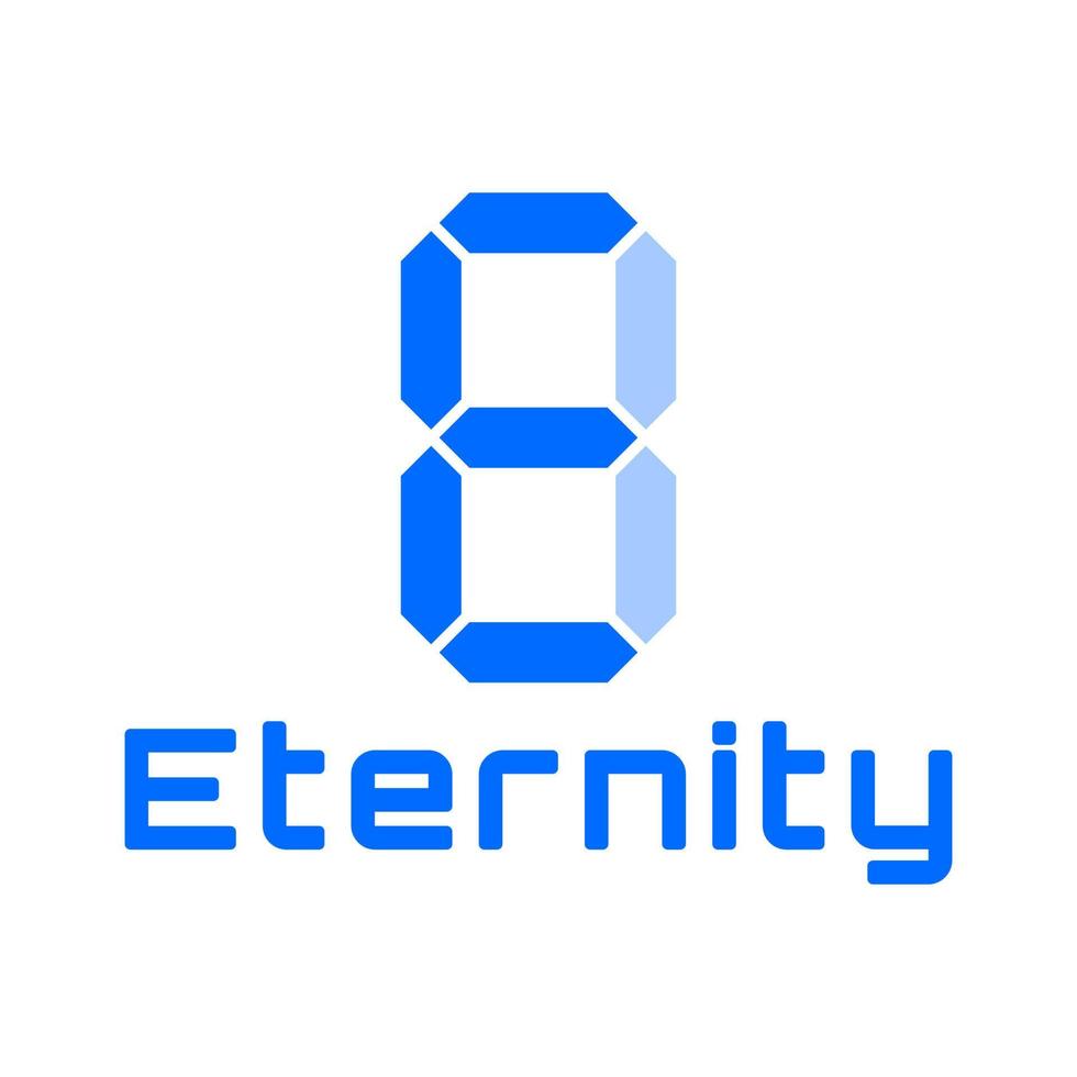 eternity 8 logotypdesign vektor