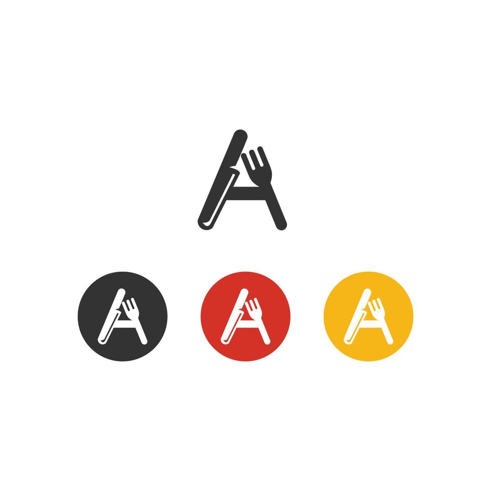 ein Buchstaben-Logo, gut für jedes Lebensmittelgeschäft wie Restaurants, Bäckereien, Cafés usw vektor