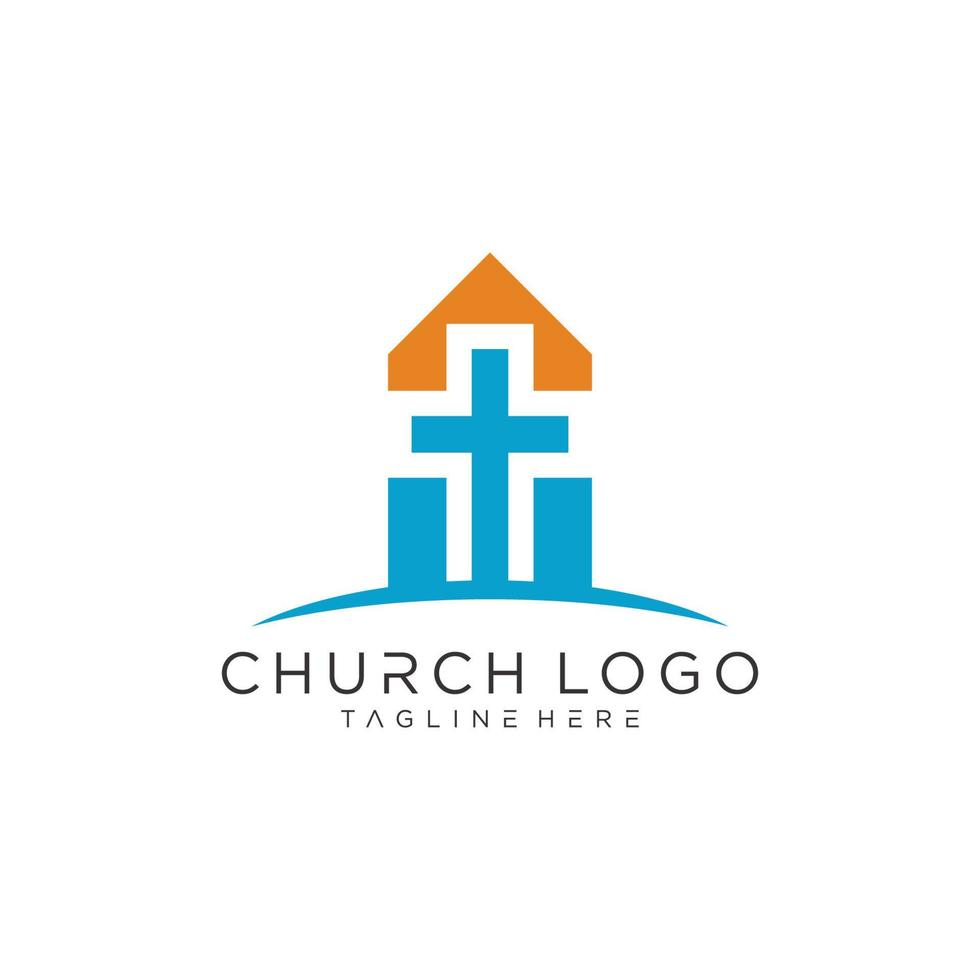 Kirche Vektor Logo Symbol Grafik abstrakte Vorlage