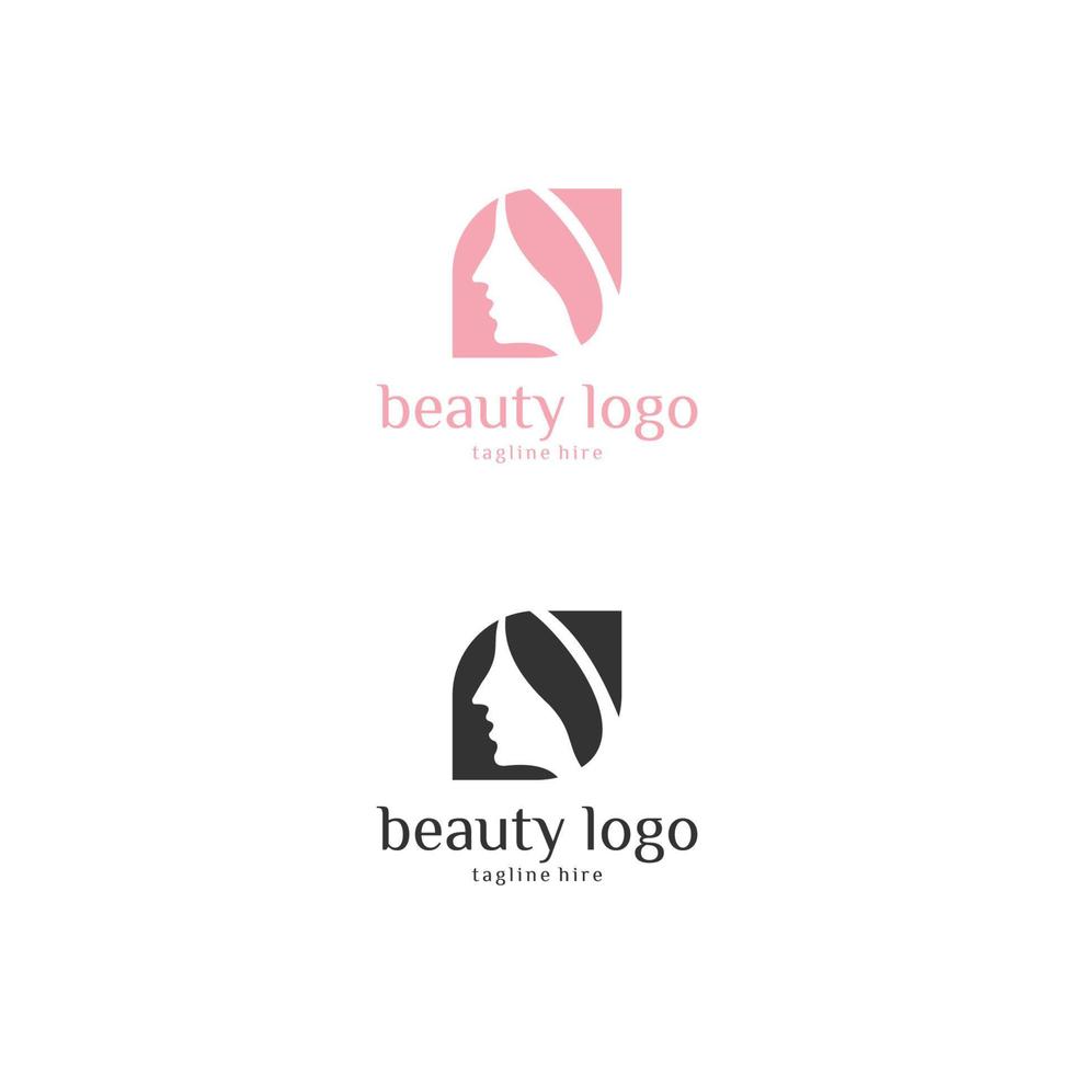 kreativ och vacker damdesign för ett företag och varumärke vektor