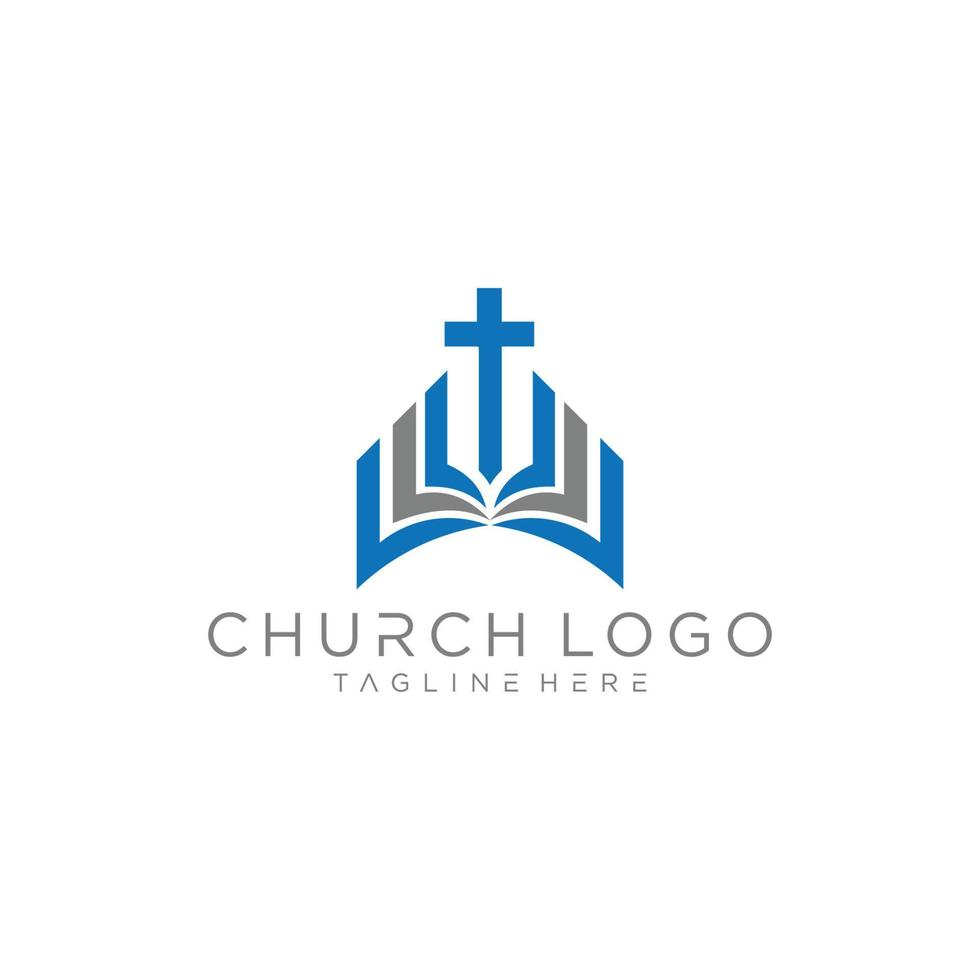 Kirche Vektor Logo Symbol Grafik abstrakte Vorlage