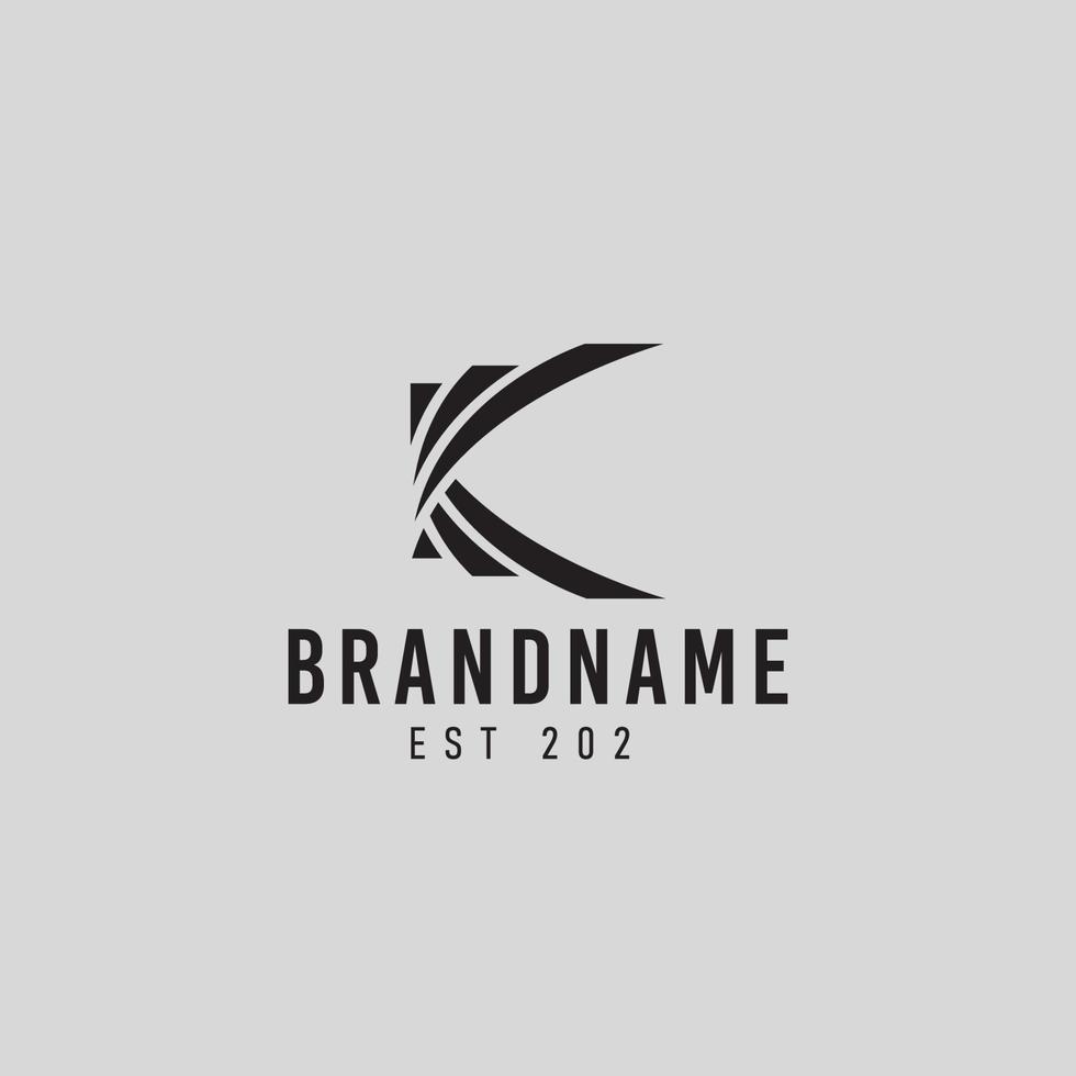 k-Buchstaben-Logo-Icon-Design-Illustration vektor