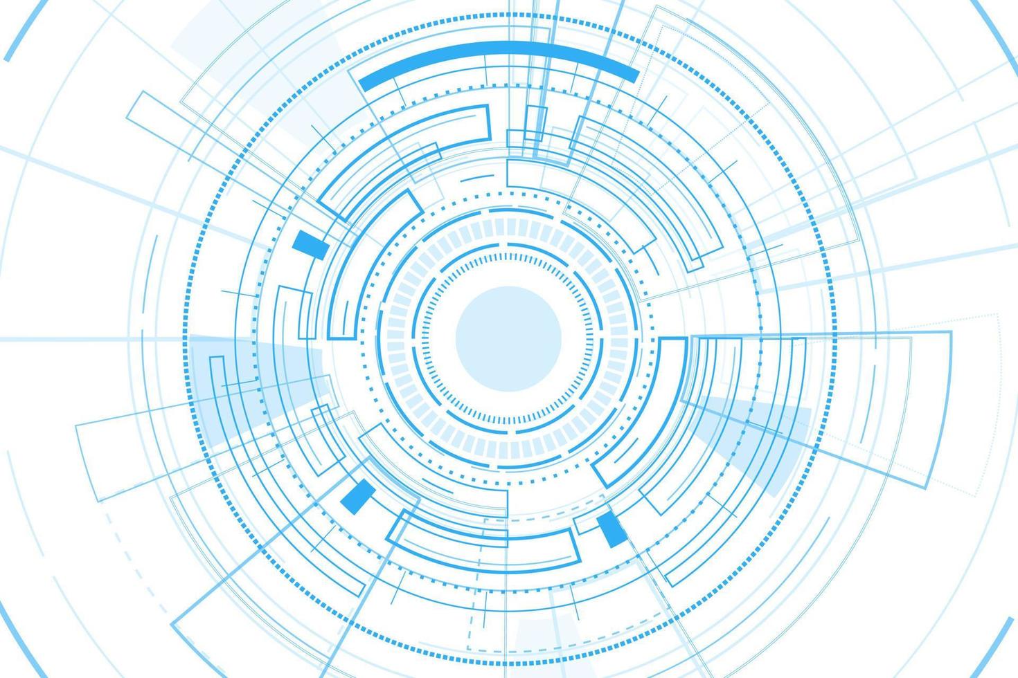 abstrakte vorlage der futuristischen technologie, innovative virtuelle benutzerschnittstellen, hud, pfeilgeschwindigkeitshintergrundvektor vektor