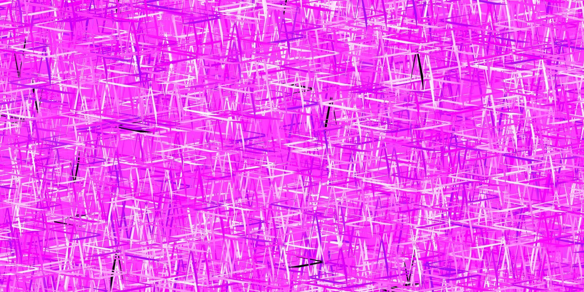 dunkelviolettes, rosafarbenes Vektormuster mit scharfen Linien. vektor