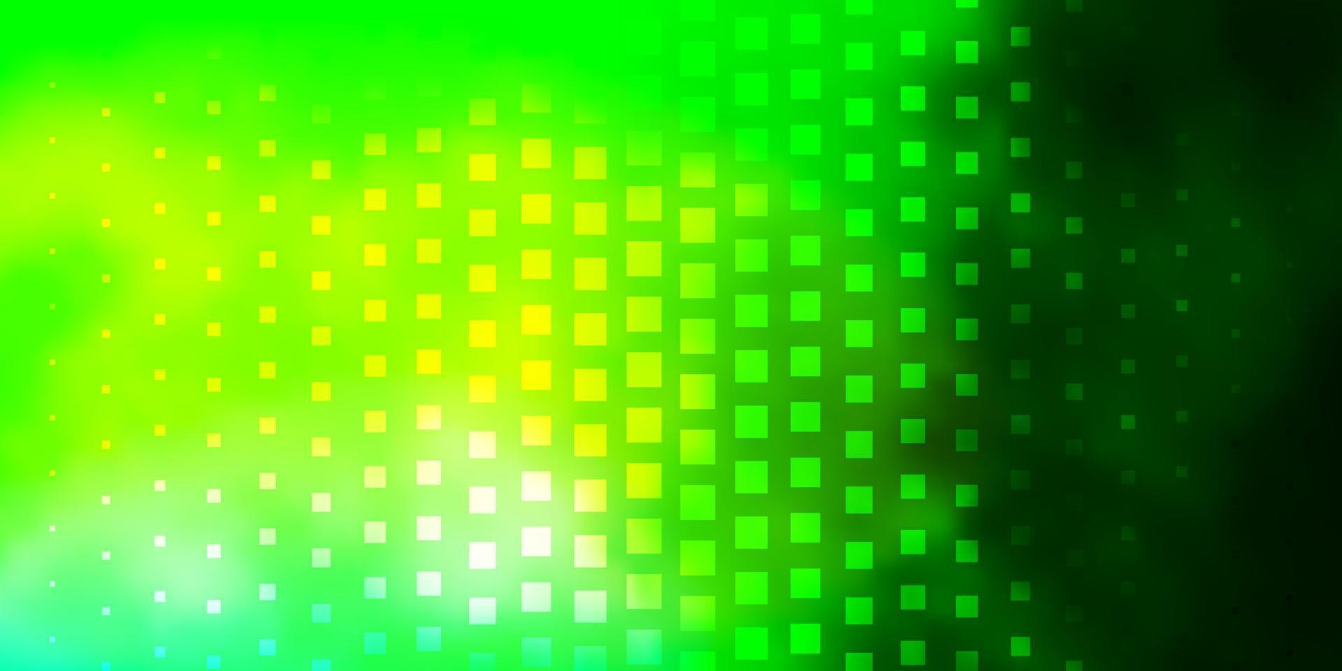 ljusgrönt vektormönster i fyrkantig stil. vektor