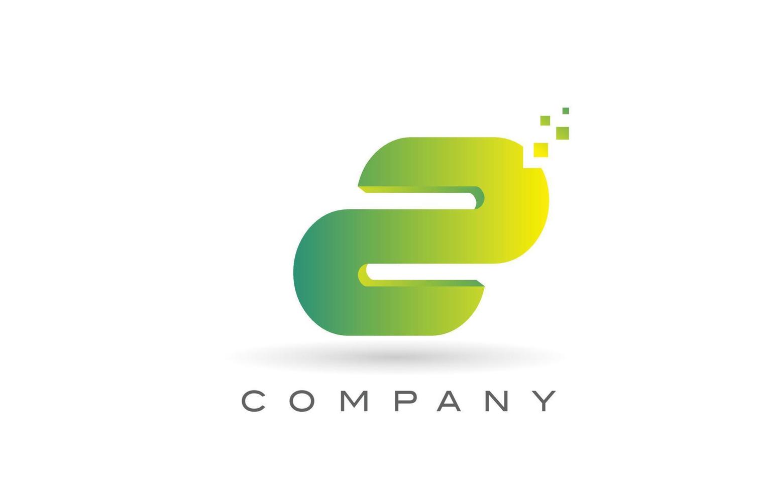 z-Alphabet-Buchstaben-Logo-Icon-Design mit grünem Punkt. kreative Vorlage für Unternehmen und Unternehmen vektor