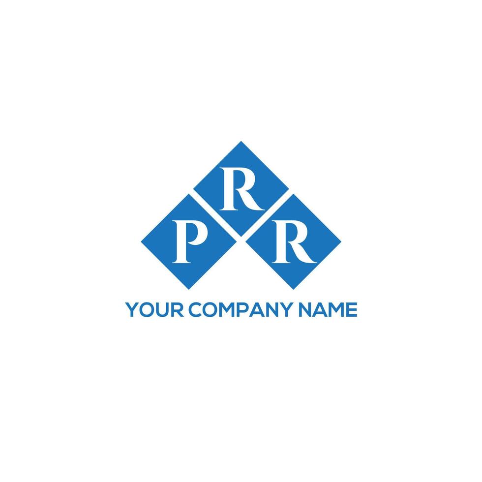 prr brev logotyp design på vit bakgrund. prr kreativa initialer brev logotyp koncept. prr bokstavsdesign. vektor