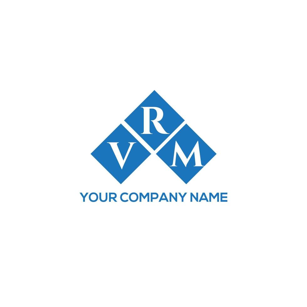 vrm letter design.vrm letter logotyp design på vit bakgrund. vrm kreativa initialer brev logotyp koncept. vrm letter design.vrm letter logotyp design på vit bakgrund. v vektor