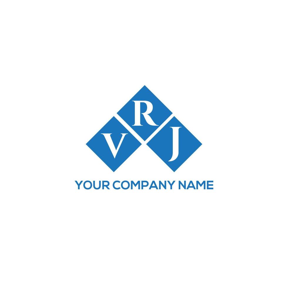 vrj kreative Initialen schreiben Logo-Konzept. vrj-Brief-Design.vrj-Brief-Logo-Design auf weißem Hintergrund. vrj kreative Initialen schreiben Logo-Konzept. vrj Briefgestaltung. vektor