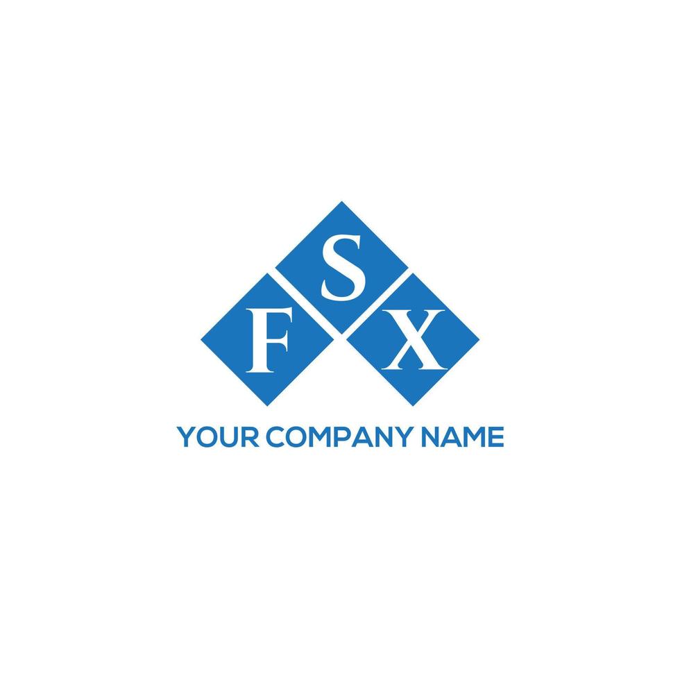 fsx brev logotyp design på vit bakgrund. fsx kreativa initialer brev logotyp koncept. fsx bokstavsdesign. vektor