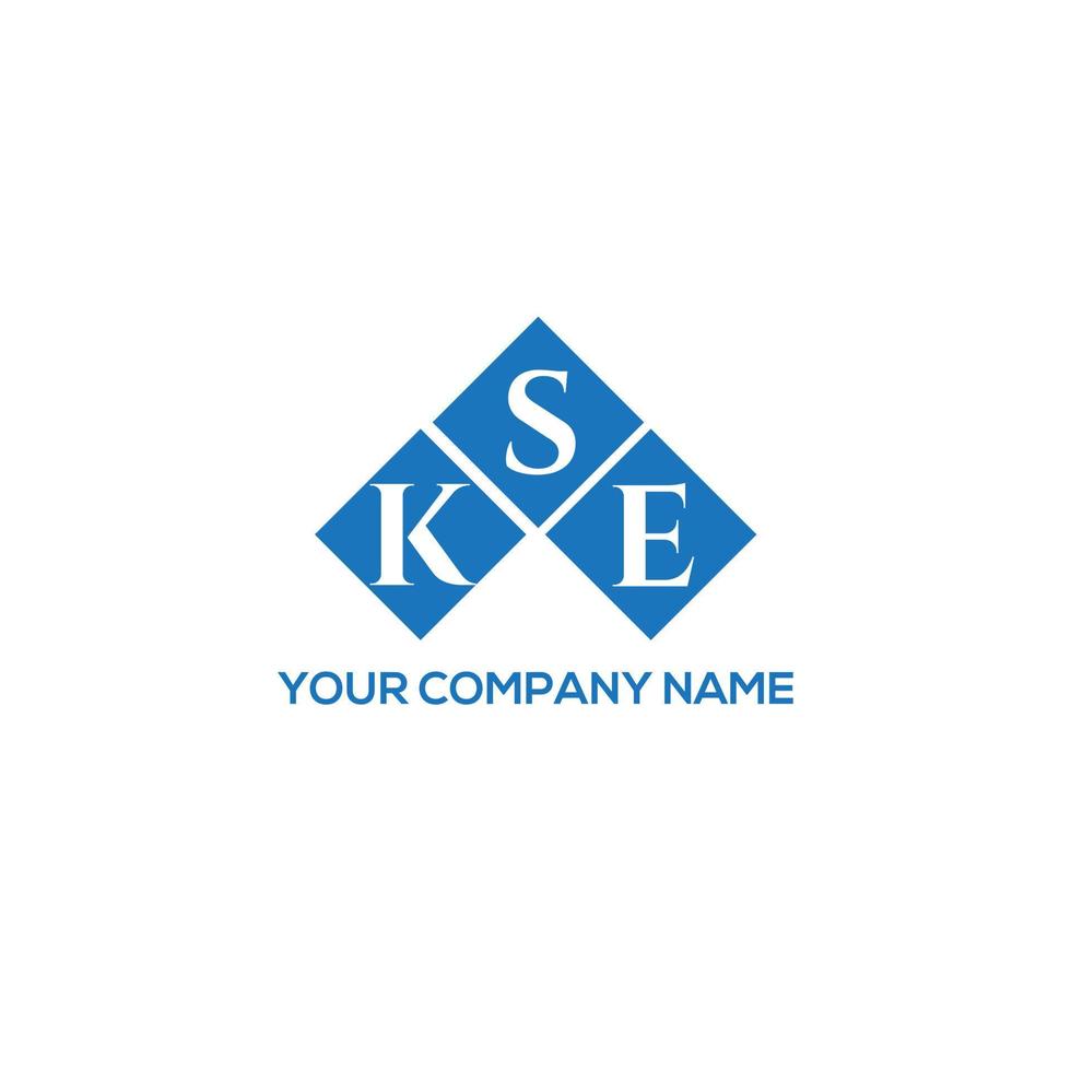 kse-Buchstaben-Logo-Design auf weißem Hintergrund. kse kreative Initialen schreiben Logo-Konzept. kse Briefgestaltung. vektor