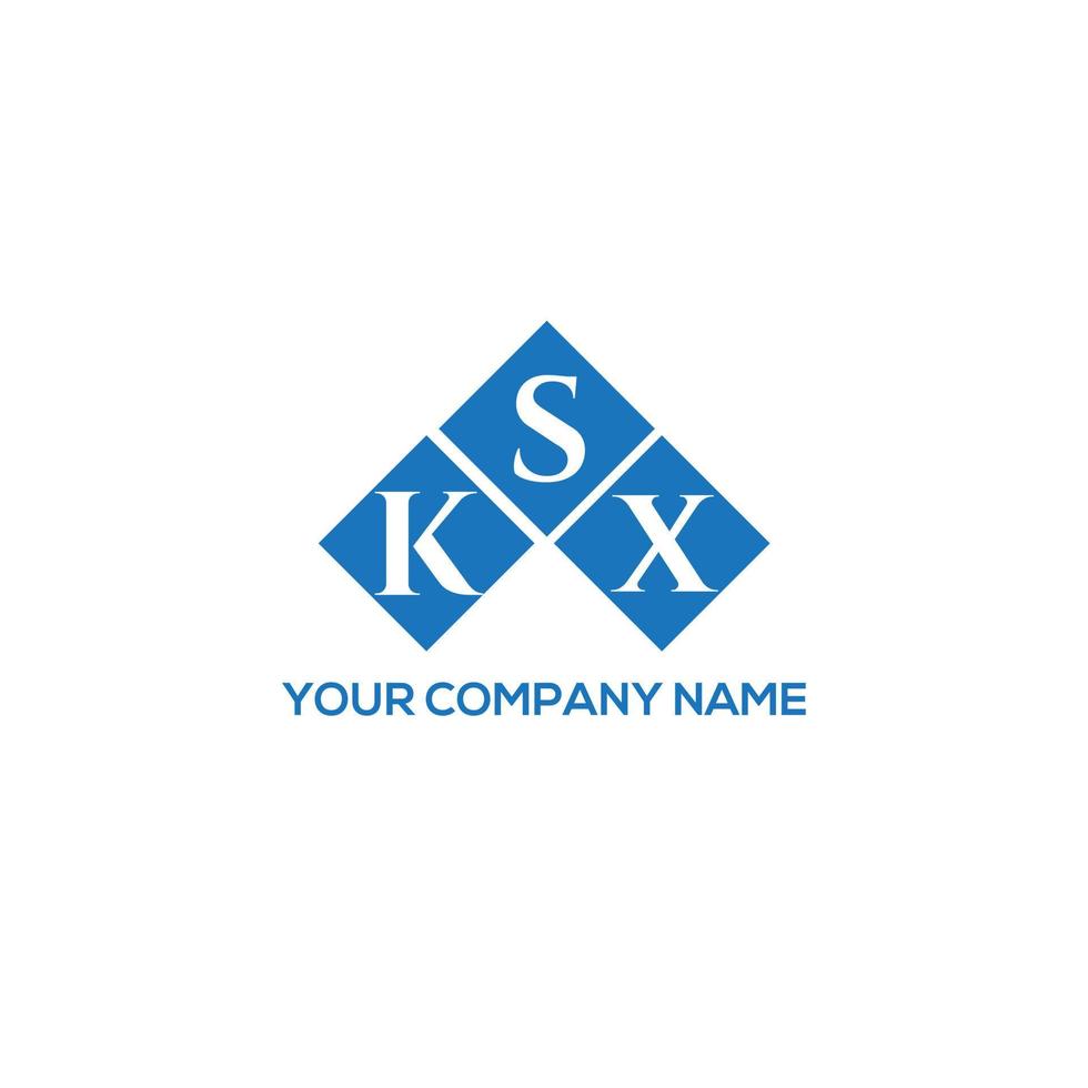ksx brev logotyp design på vit bakgrund. ksx kreativa initialer bokstavslogotyp koncept. ksx bokstavsdesign. vektor