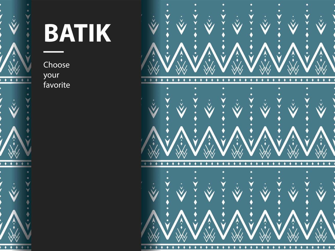 etnisk batik vektor indonesiska mönster mode sömlös vintage textil abstrakt platt kultur konst