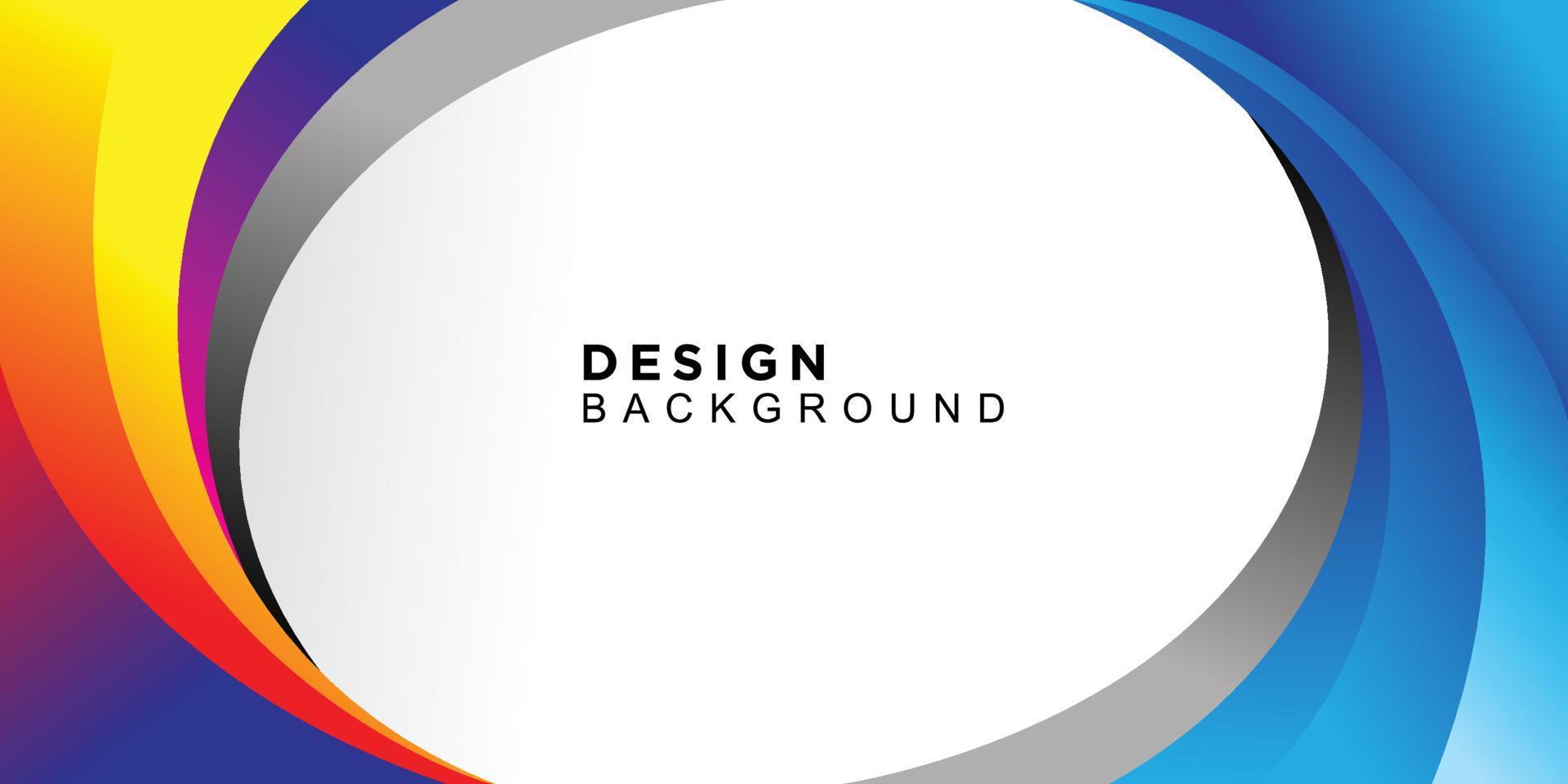 abstrakt vektordesign för banner och bakgrundsdesignmall med modern färg vektor