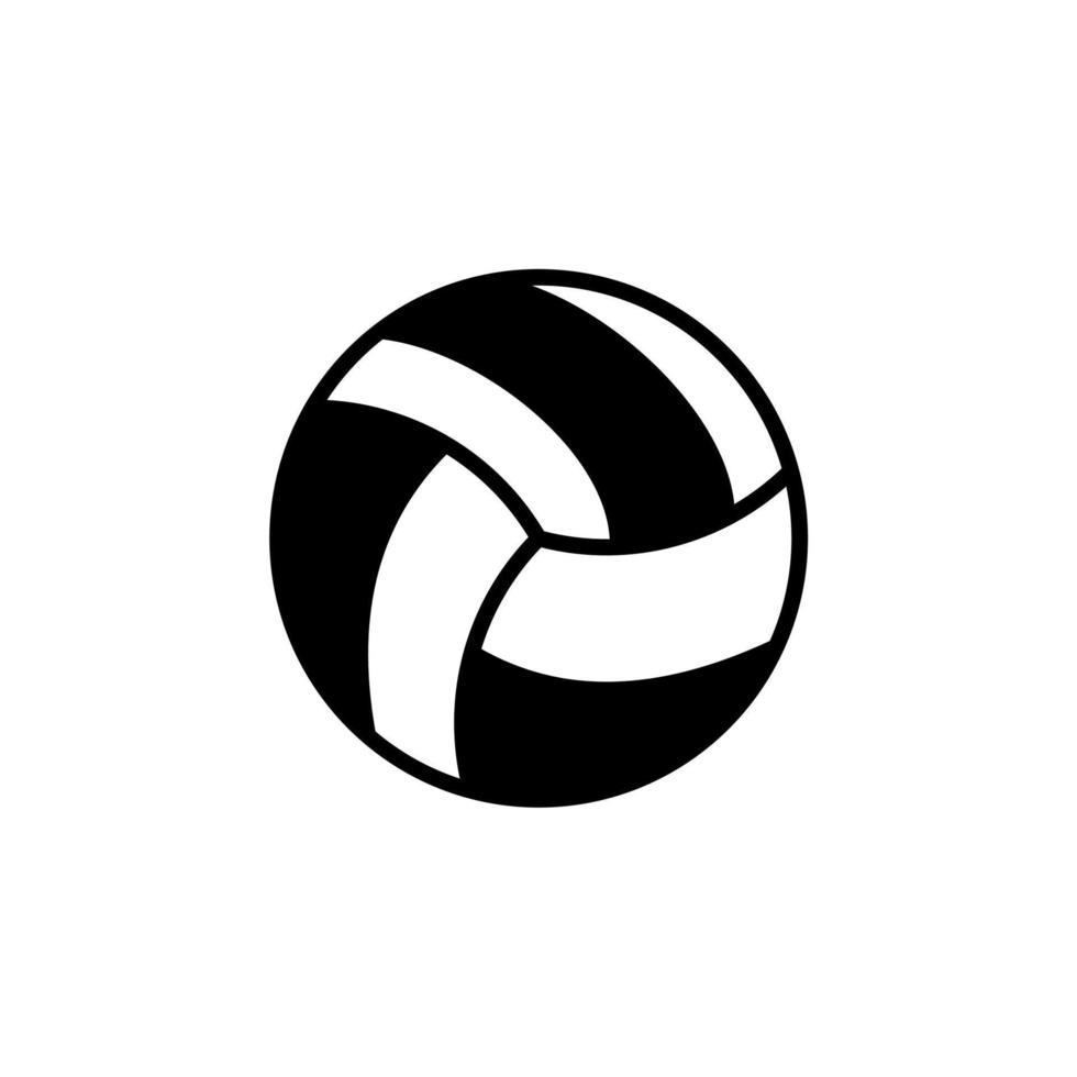 Sport, Ball, Spiel durchgezogene Linie Symbol Vektor Illustration Logo Vorlage. für viele Zwecke geeignet.