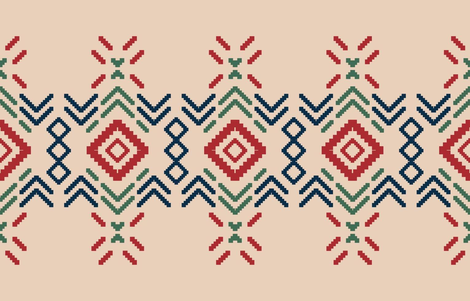 motiv ethno handgemachte grenze schön art. Navajo nahtloses Muster im Stammes-, Volksstickerei-, mexikanischen, peruanischen, indischen, asiatischen, marokkanischen, türkischen und usbekischen Stil. aztekischer geometrischer kunstverzierungsdruck. vektor