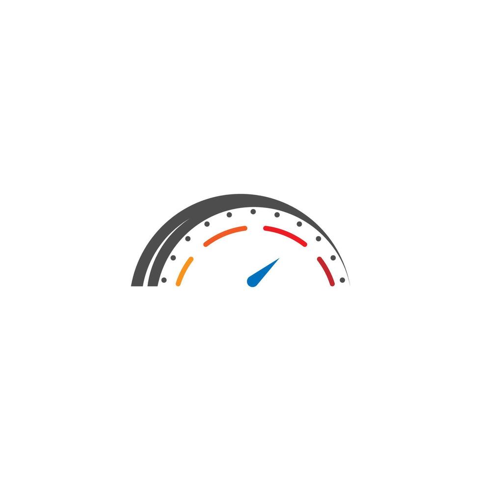 hastighetsmätare ikon. mätare och varvtalsmätares logotyp vektor