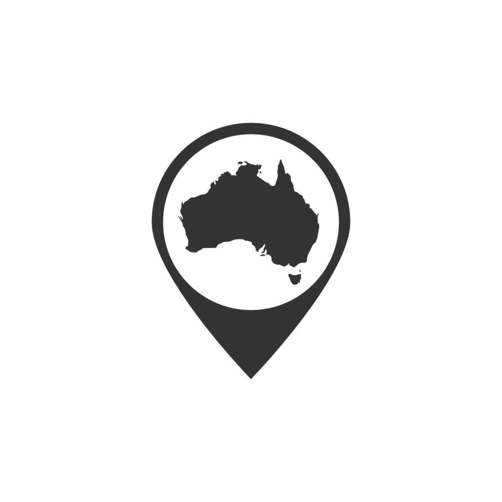 Australien ikon design illustration mall vektor