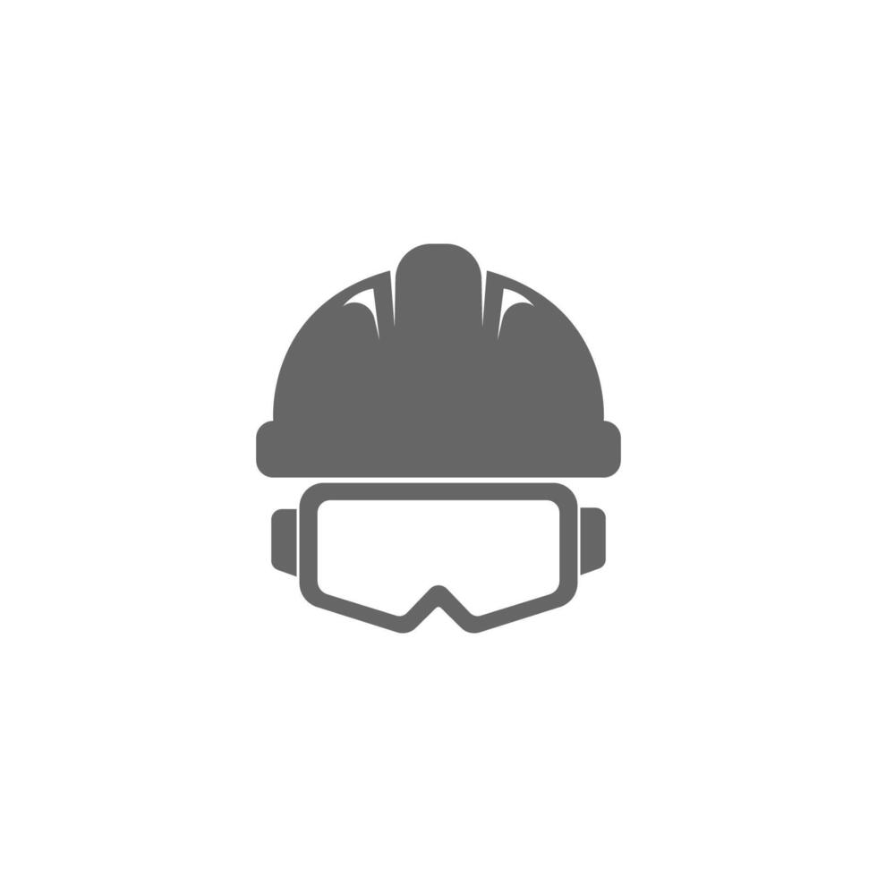 skyddsglasögon konstruktion ikon design illustration vektor