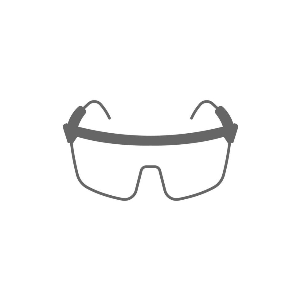 schutzbrillenbauikonen-designillustration vektor