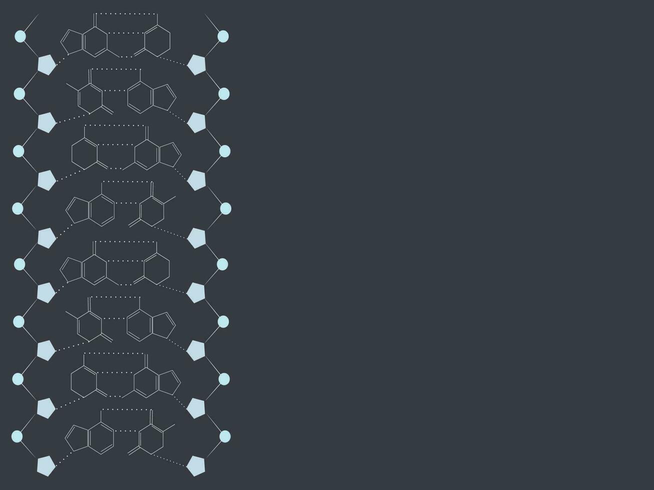 DNA-Doppelhelix-Hintergrund vektor