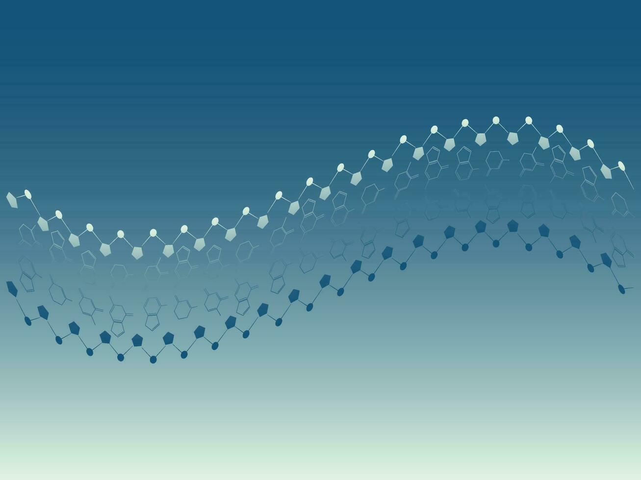DNA-Doppelhelix-Hintergrund vektor