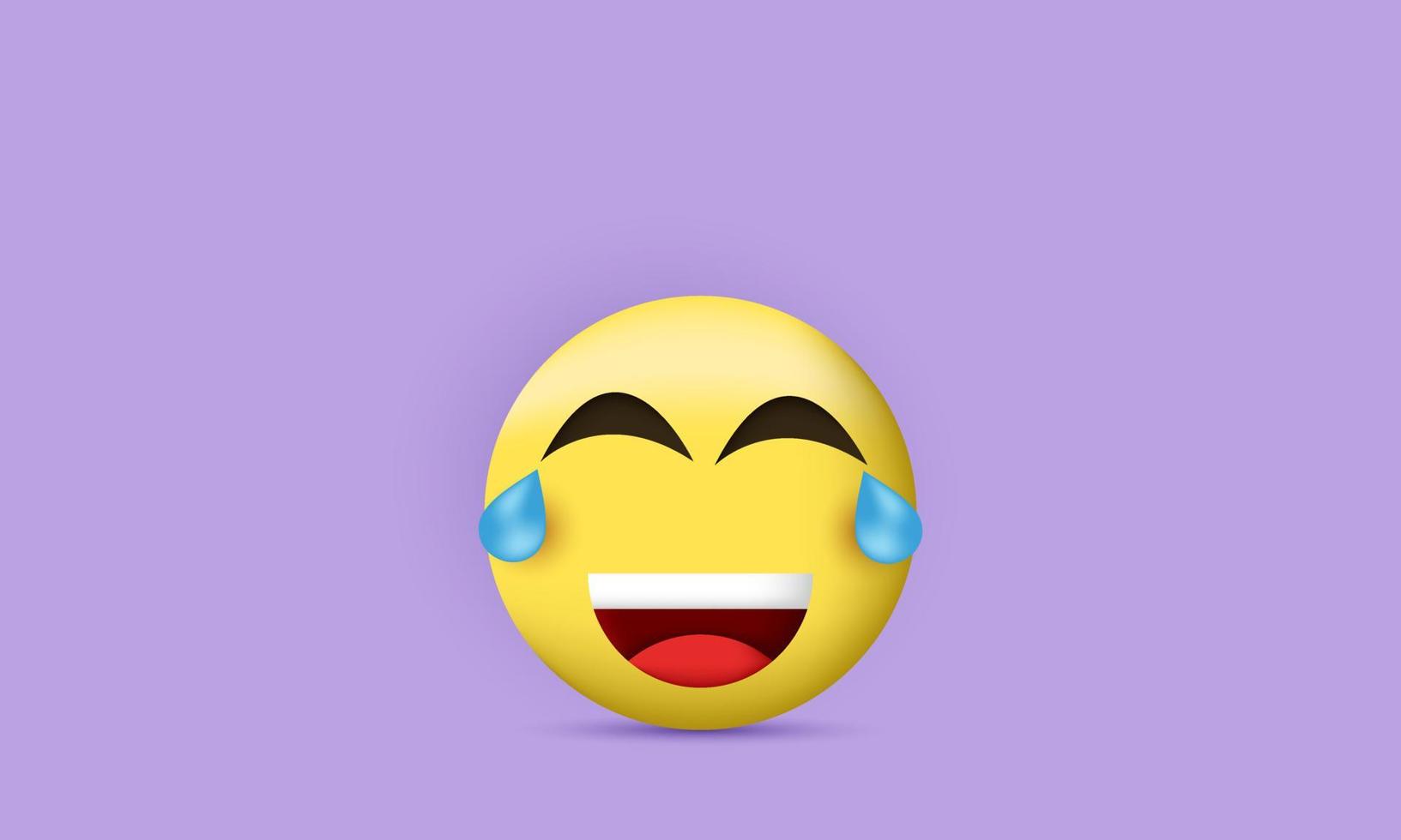 3D emoji uttryckssymbol ansikten flytande uttryck sociala medier vektorillustration vektor