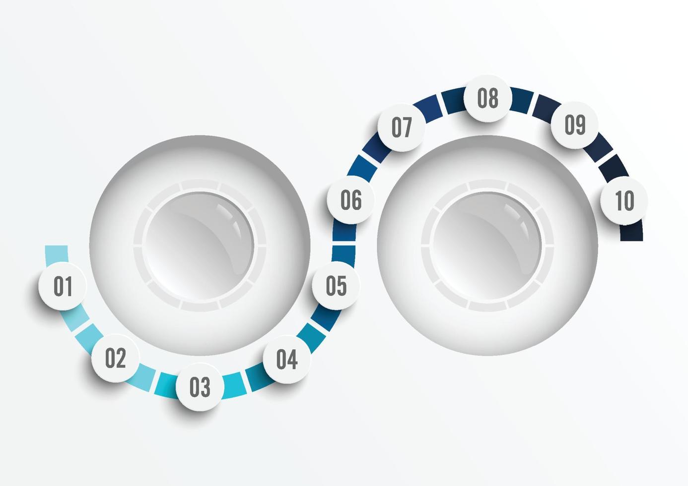 infographic design vektor och marknadsföring ikoner kan användas för arbetsflöde layout, diagram, årsredovisning, webbdesign. affärsidé med 10 alternativ, steg eller processer.