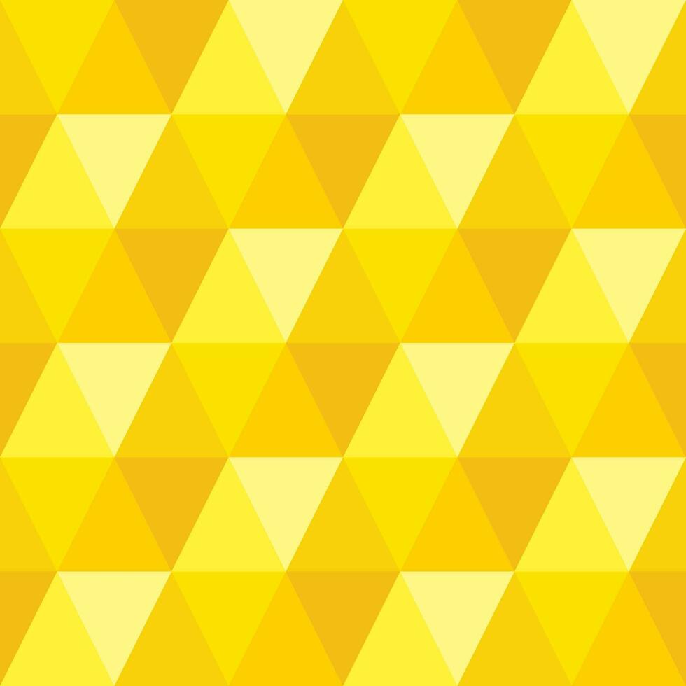gelber sechseckiger dimensionaler nahtloser hintergrund vektor