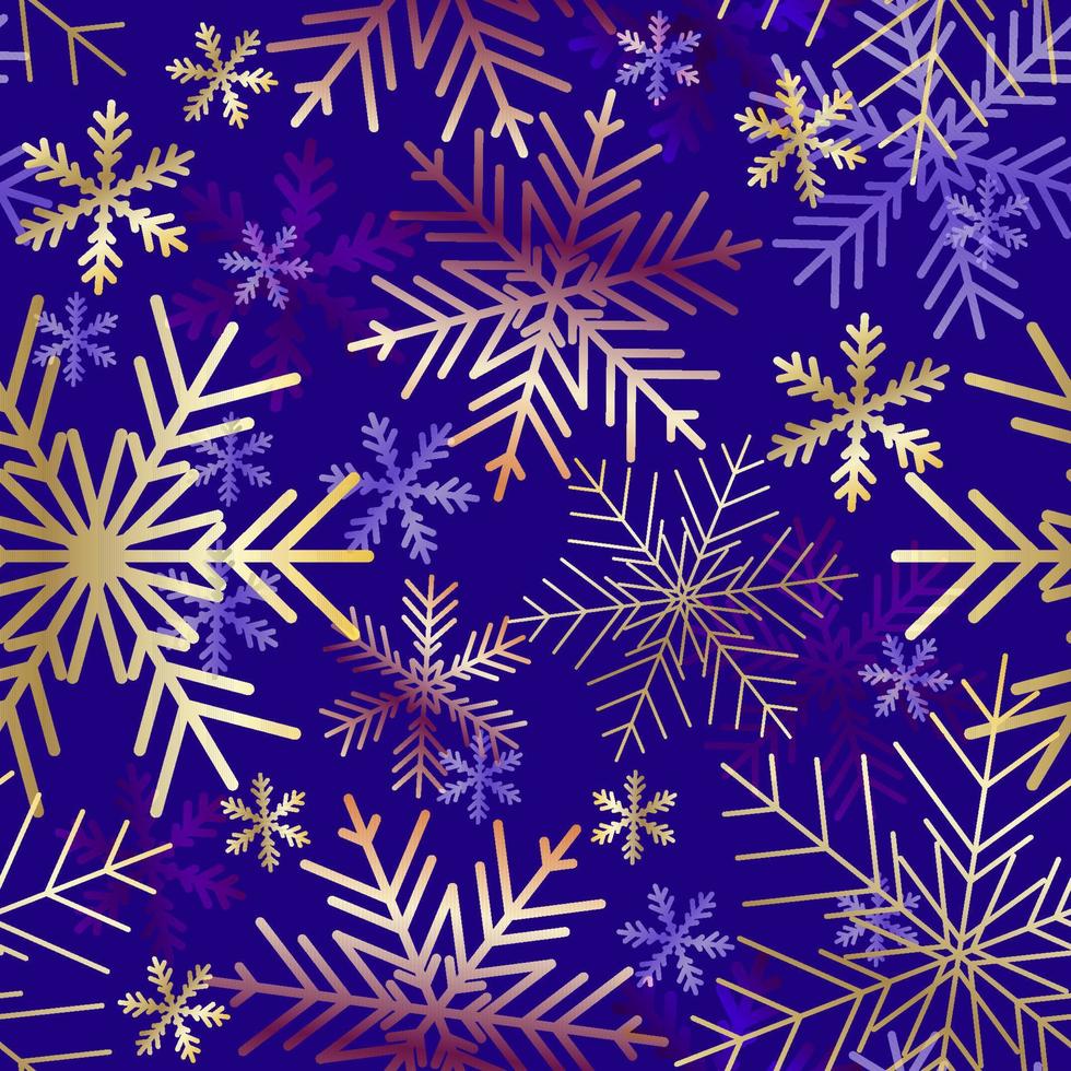 Schneeflocken-Hintergrund. nahtloses muster des winters. Weihnachtskarte. Schneeflocken-Hintergrund. nahtloses muster des winters. Weihnachtskarte vektor