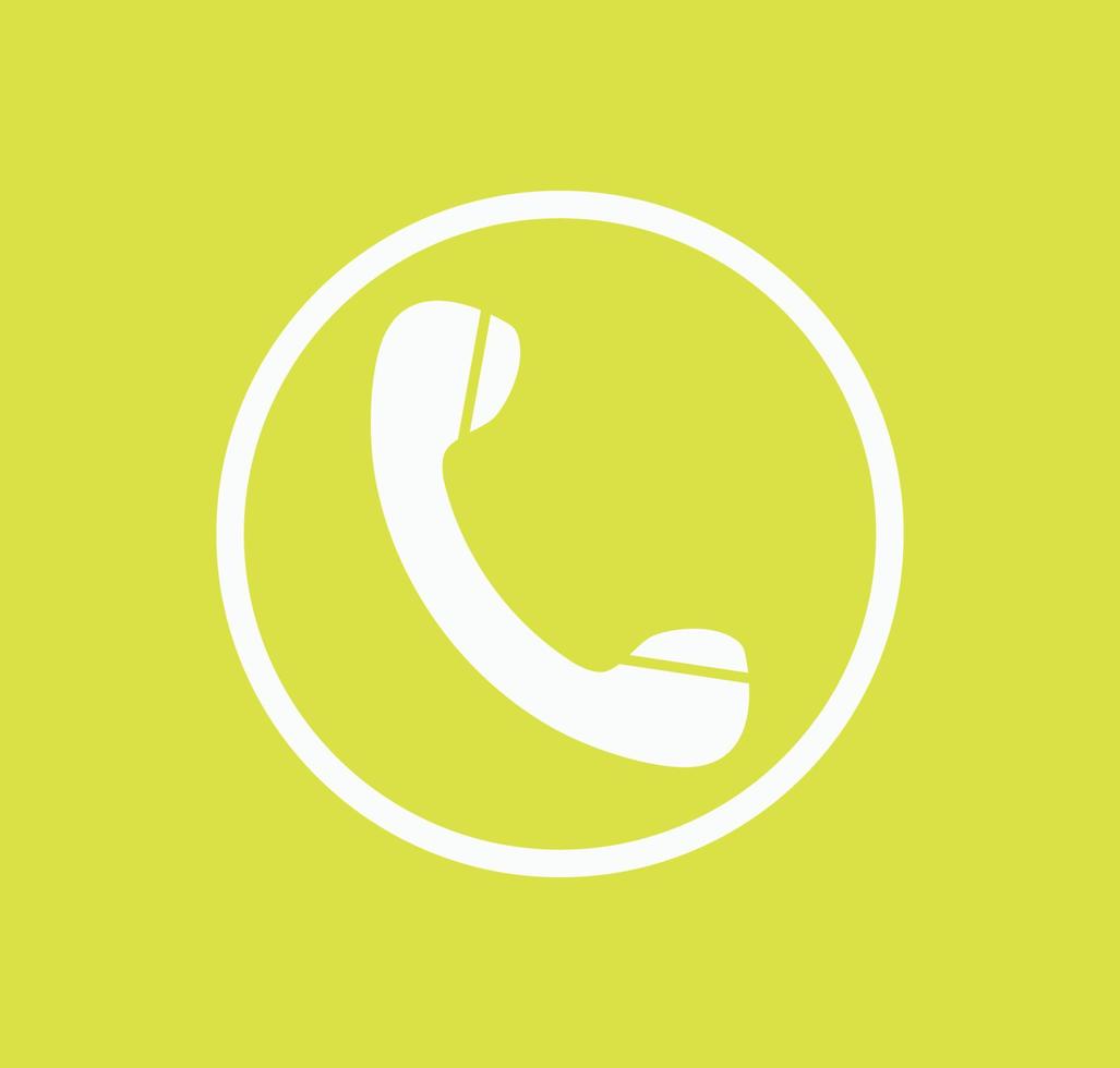 Telefon-Symbol-Vektor-Logo-Design-Vorlage vektor