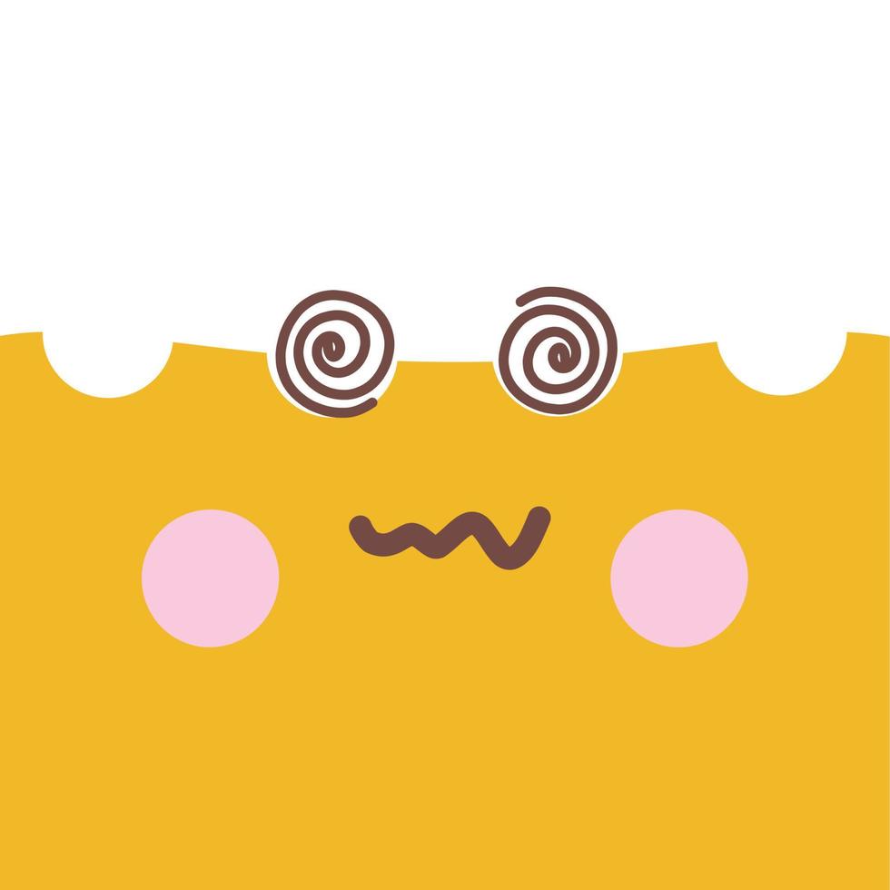 emoji illustration vektor kawaii uttryck