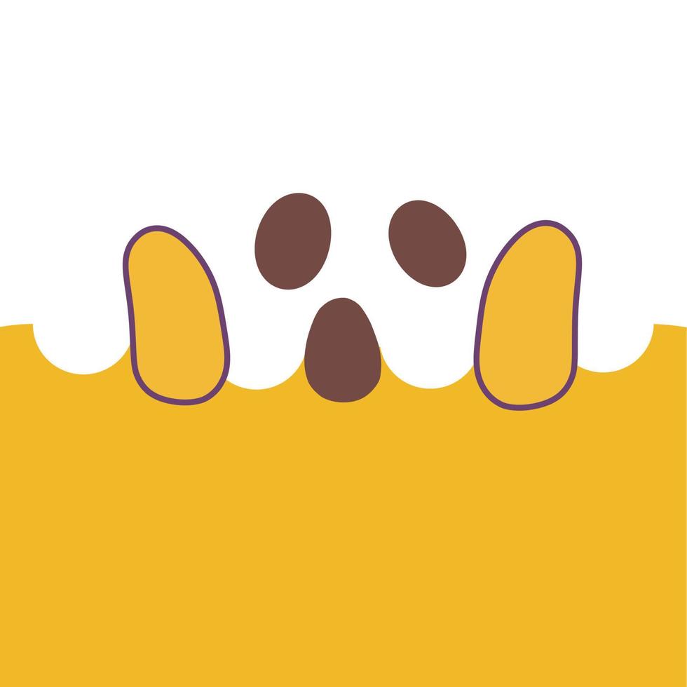 emoticon gesicht niedlicher emoji illustration kawaii ausdruck vektor
