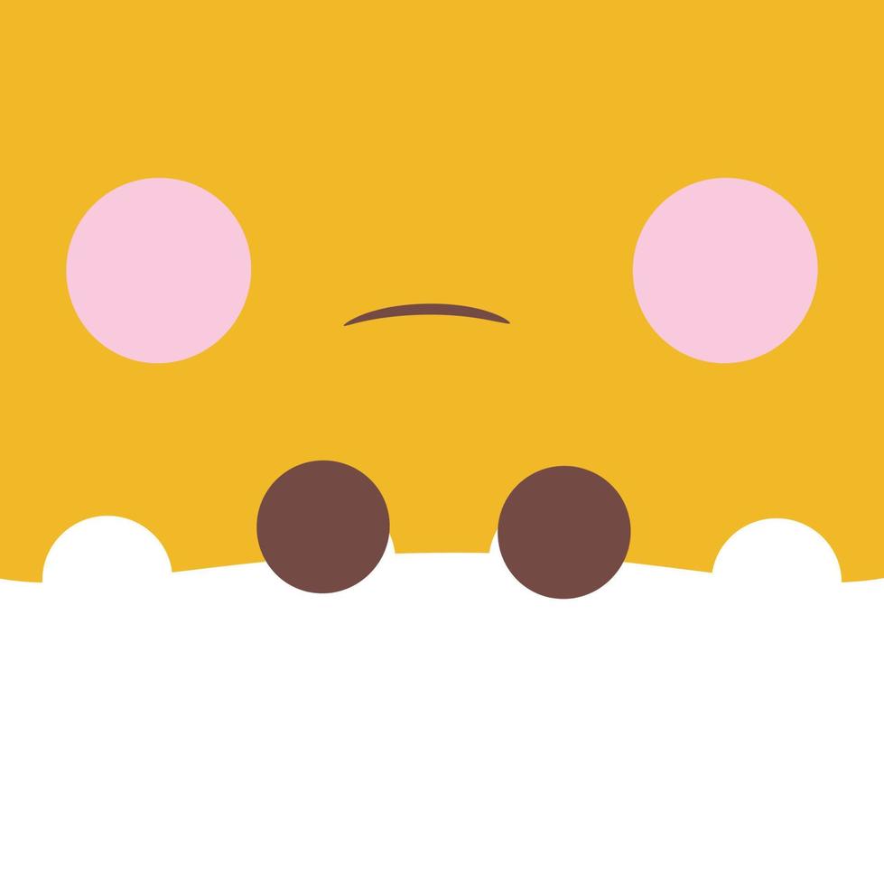emoji illustration vektor kawaii uttryck