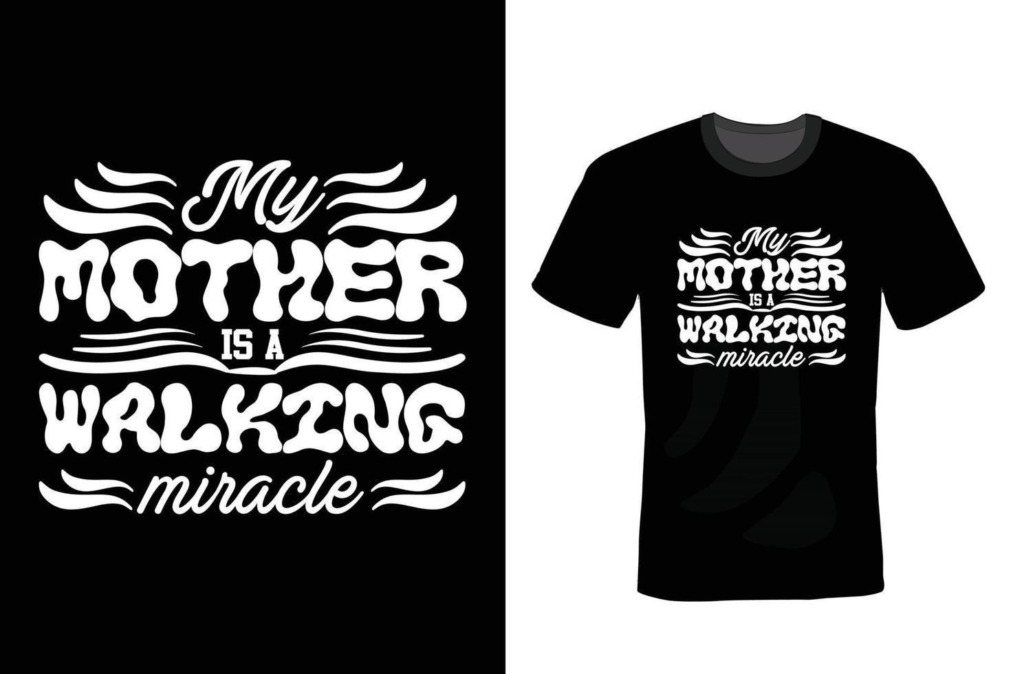 mamma t-shirt design, vintage, typografi vektor