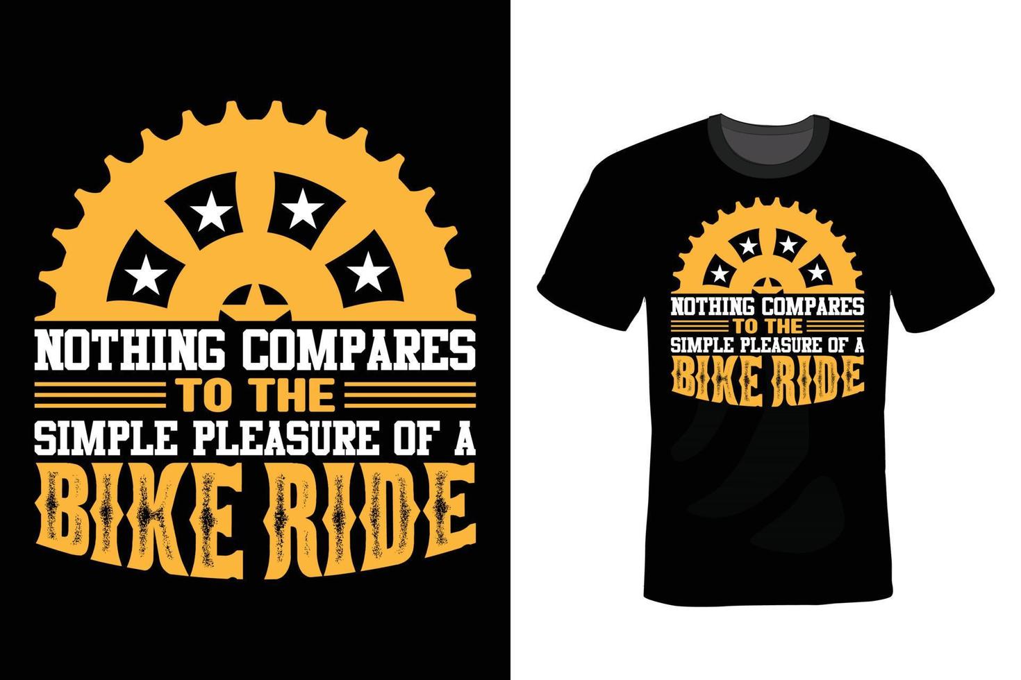 cykel t-shirt design, vintage, typografi vektor