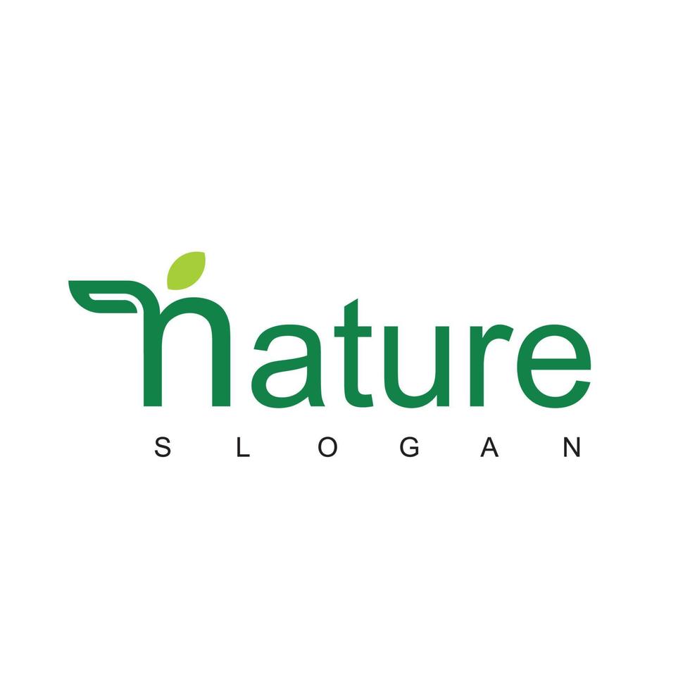 natur logotyp mall vektor