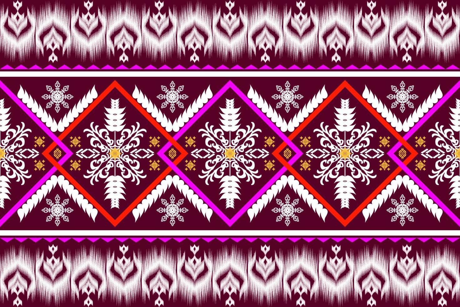 geometriska etniska orientaliska traditionella pattern.figure tribal broderi style.design för bakgrund, tapeter, kläder, omslag, tyg, vektorillustration vektor