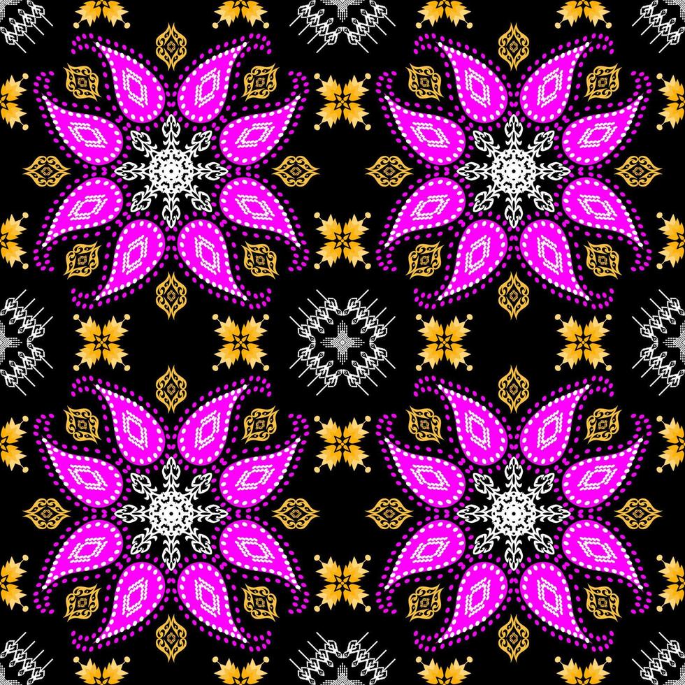 geometrische ethnische orientalische traditionelle pattern.figur tribal stickerei style.design für hintergrund, tapete, kleidung, verpackung, stoff, vektorillustration vektor