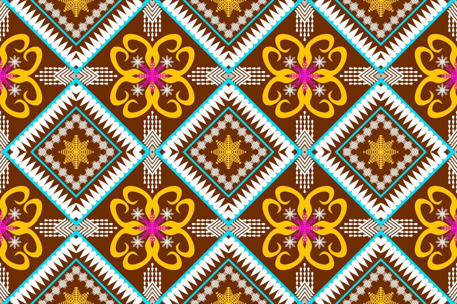 geometriska etniska orientaliska traditionella pattern.figure tribal broderi style.design för bakgrund, tapeter, kläder, omslag, tyg, vektorillustration vektor