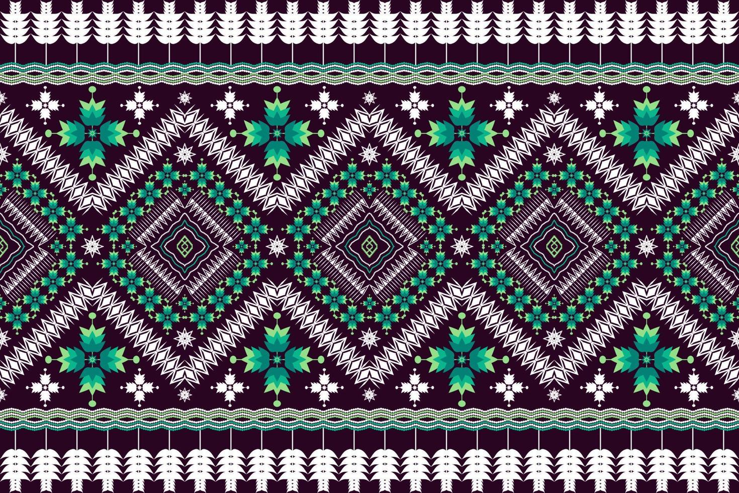 geometrische ethnische orientalische traditionelle pattern.figur tribal stickerei style.design für hintergrund, tapete, kleidung, verpackung, stoff, vektorillustration vektor