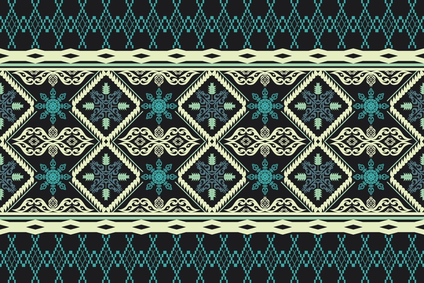 geometrische ethnische orientalische traditionelle pattern.figur tribal stickerei style.design für hintergrund, tapete, kleidung, verpackung, stoff, vektorillustration vektor