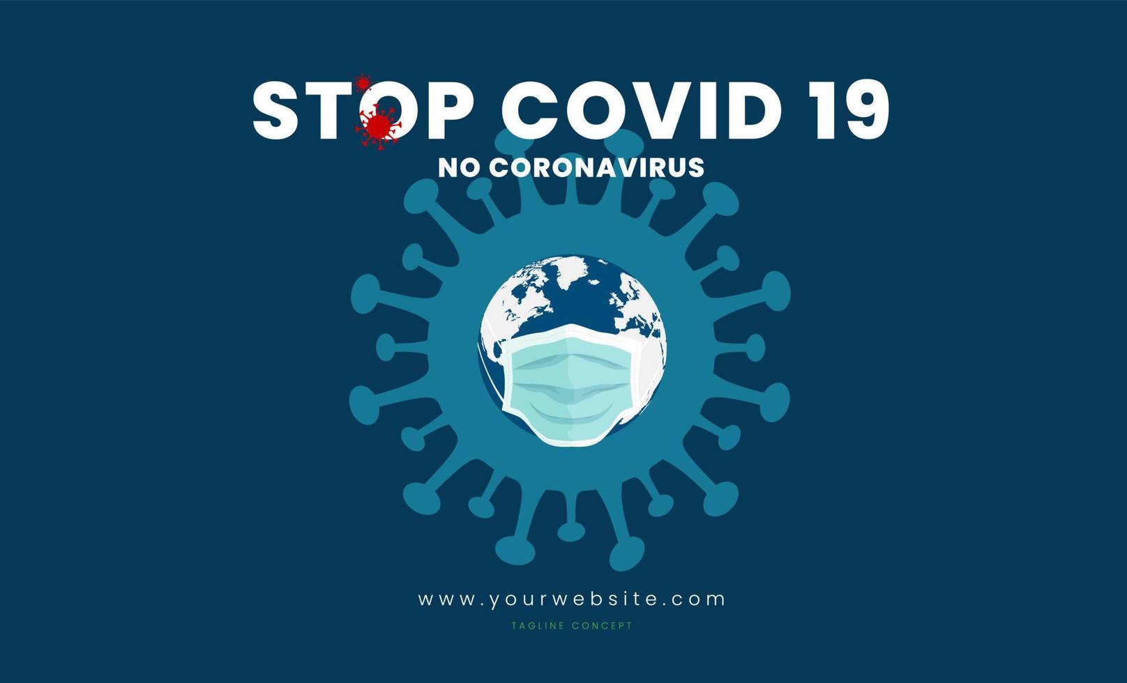maske im gesicht zum schutz des corona-virus und covid 19 vektor