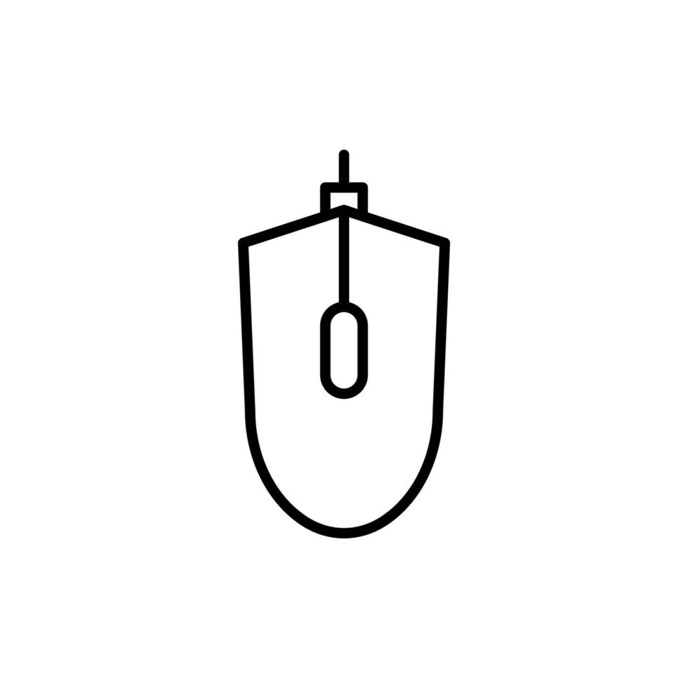 Maus isolierte Symbol-Design-Vorlage vektor