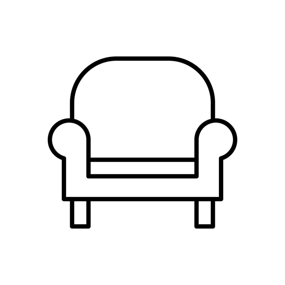 soffa isolerade ikon designmall vektor