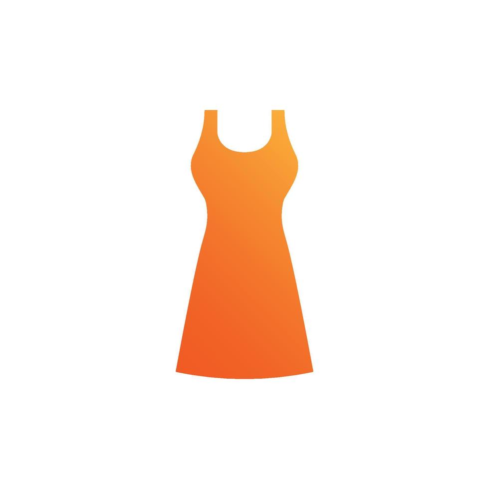 klänning isolerade ikon formgivningsmall vektor