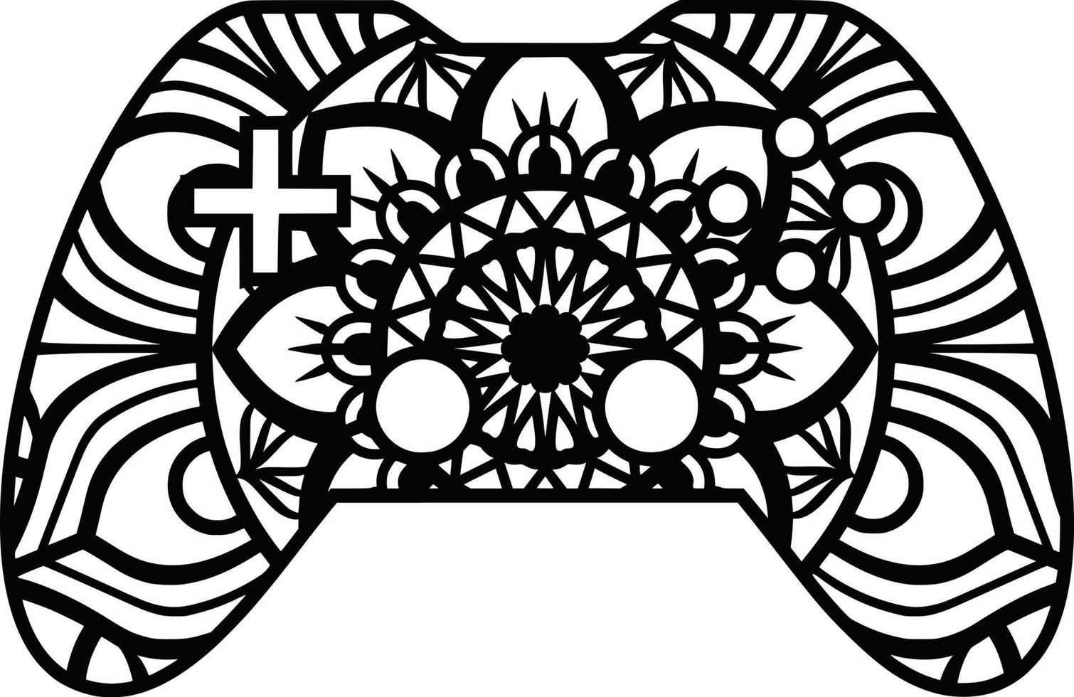 controller, mandala mönster vektor