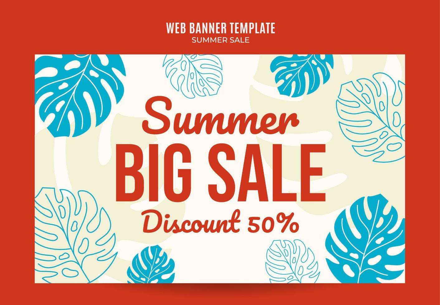 Happy Summer Sale Web Banner für Social Media Poster, Banner, Space Area und Hintergrund vektor