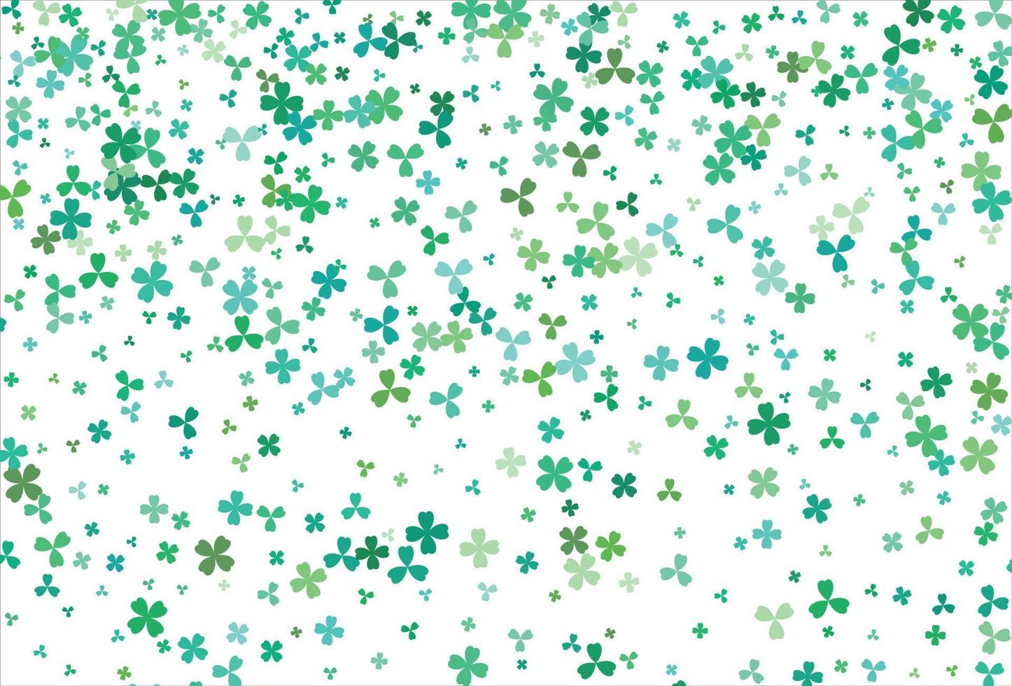 Klee Hintergrund. Kleeblatt, st. Patrick Day Hintergrund vektor